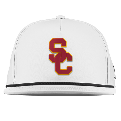 University of Southern California "USC Stacked" Flat 5 Panel Rope White
