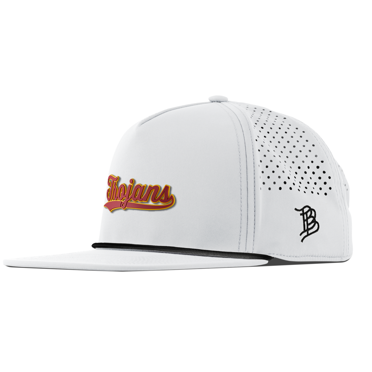 University of Southern California "USC Trojans Script" Flat 5 Panel Rope White