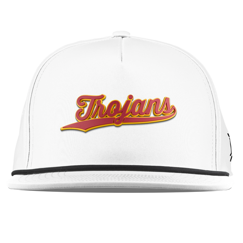 University of Southern California "USC Trojans Script" Flat 5 Panel Rope White