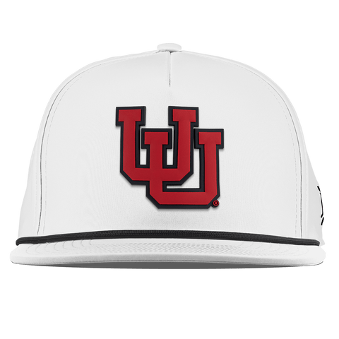 University of Utah "Utah Block" Flat 5 Panel Rope White