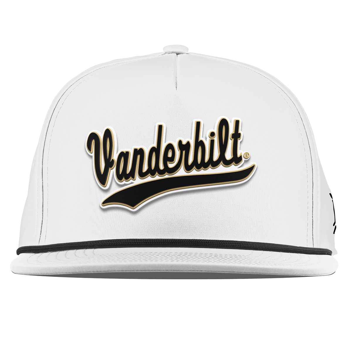 Vanderbilt University "Vanderbilt Script" Flat 5 Panel Rope White