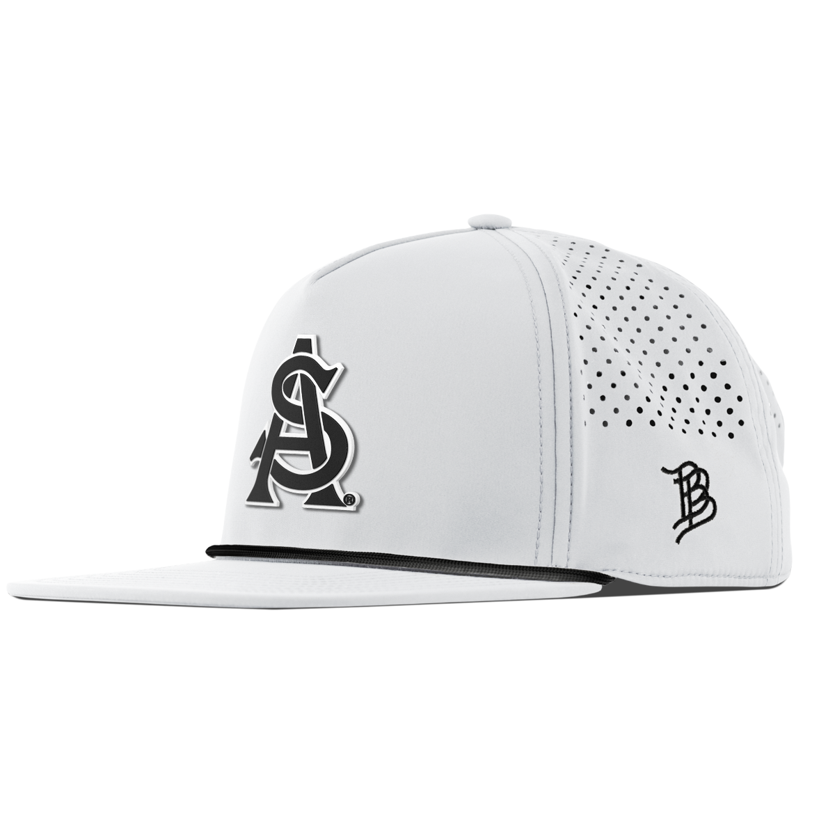 Arizona State University "Vintage ASU Team Logo" Flat 5 Panel Rope White
