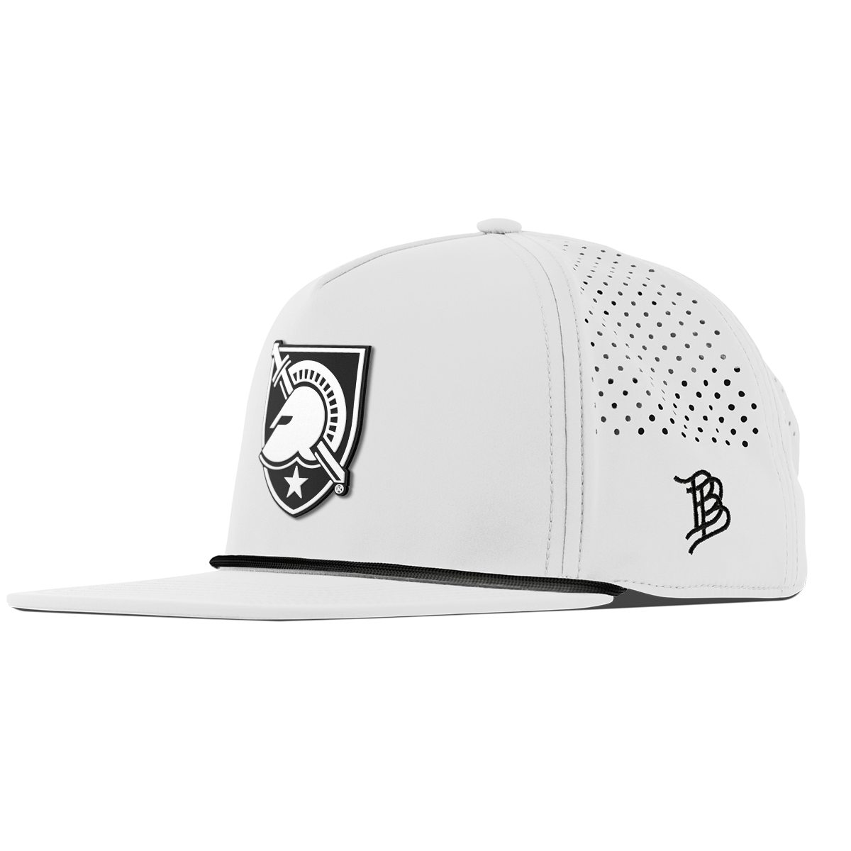Army "Vintage Army Black Knights" Flat 5 Panel Rope White