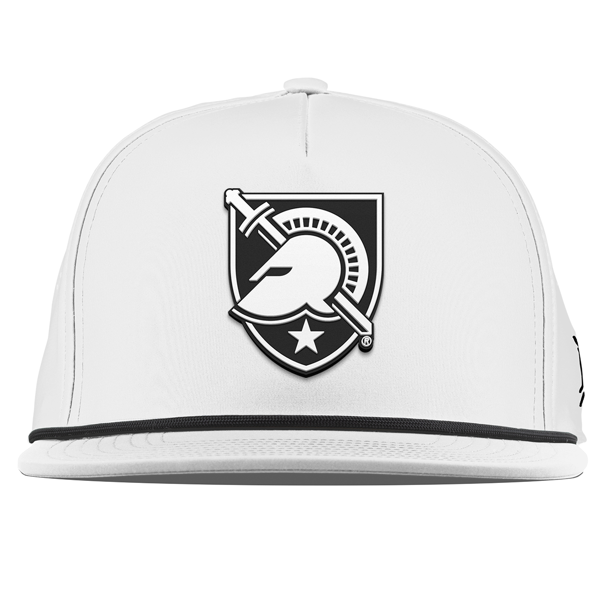 Army "Vintage Army Black Knights" Flat 5 Panel Rope White