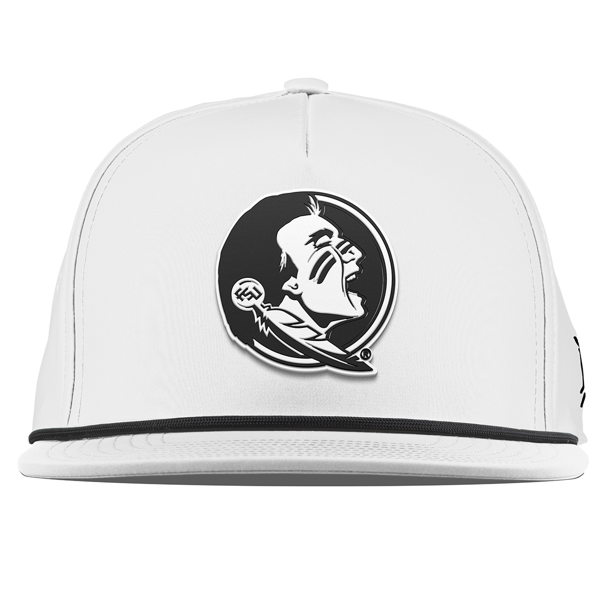 Florida State University "Vintage FSU Team Logo" Flat 5 Panel Rope White