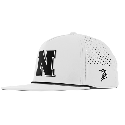 University of Nebraska "Vintage Nebraska Team Logo" Flat 5 Panel Rope White 