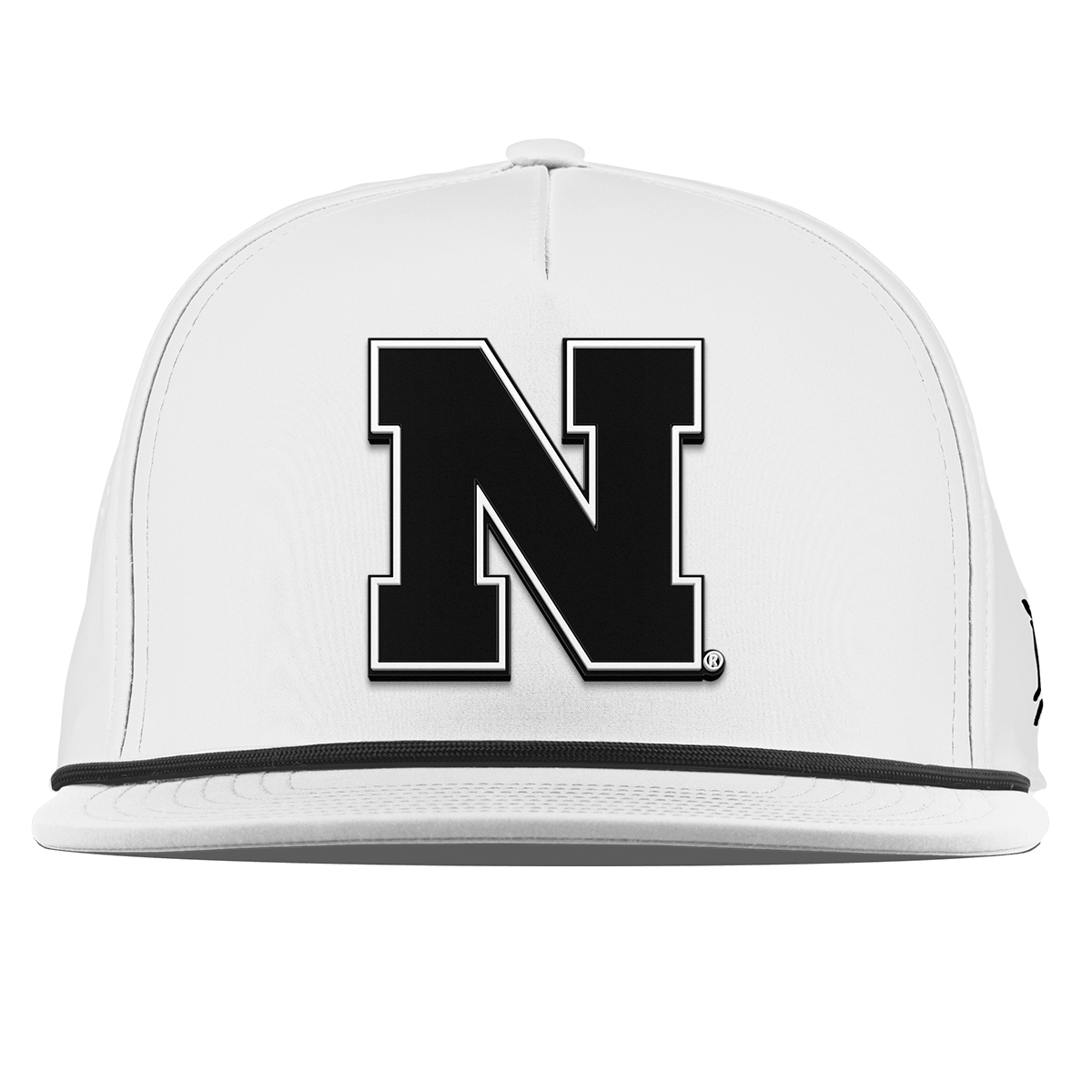 University of Nebraska "Vintage Nebraska Team Logo" Flat 5 Panel Rope White 
