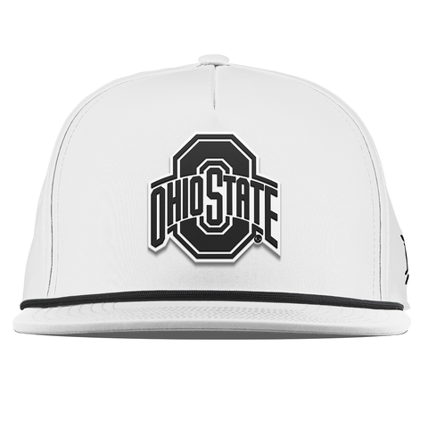 Ohio State University "Vintage Ohio State Team Logo" Flat 5 Panel Rope White