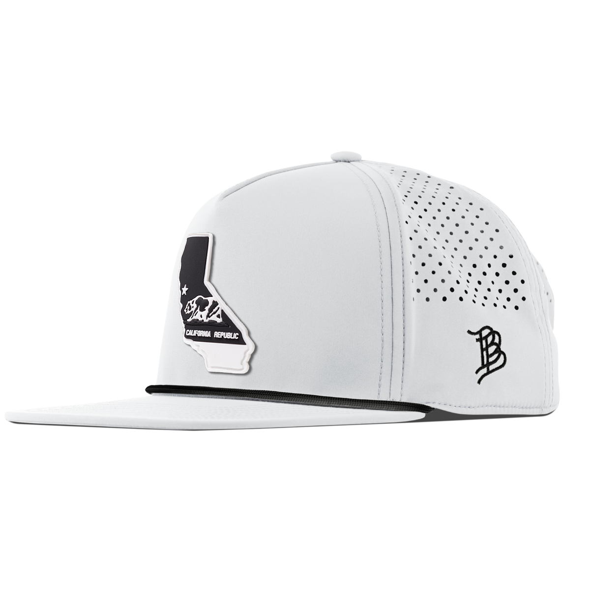 California Vintage Flat 5 Panel Rope White