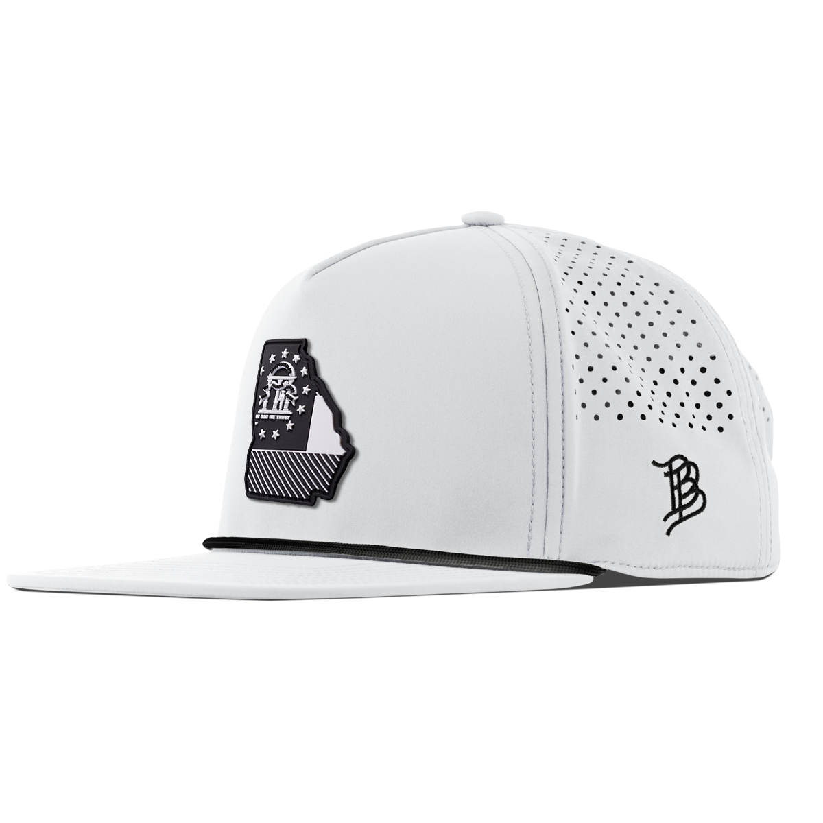 Georgia Vintage Flat 5 Panel Rope White
