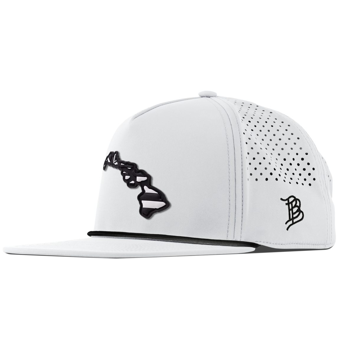 Hawaii Vintage Flat 5 Panel Rope White