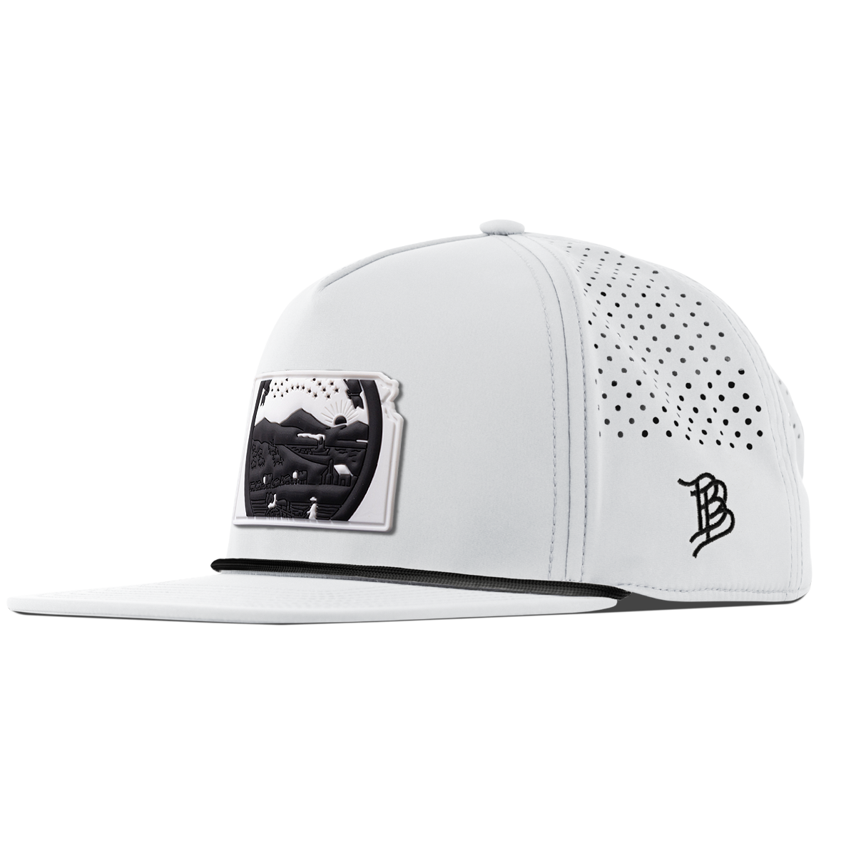 Kansas Vintage Flat 5 Panel Rope White