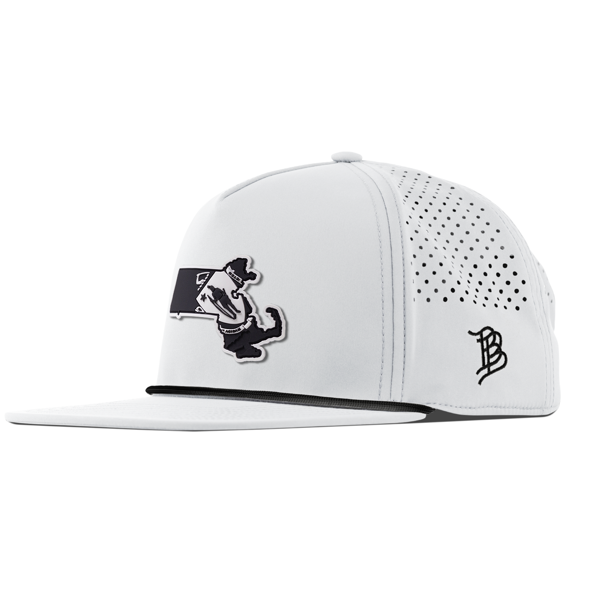 Massachusetts Vintage Flat 5 Panel Rope White