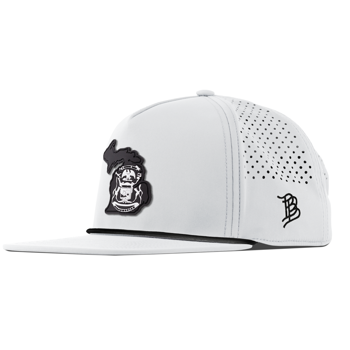 Michigan Vintage Flat 5 Panel Rope White