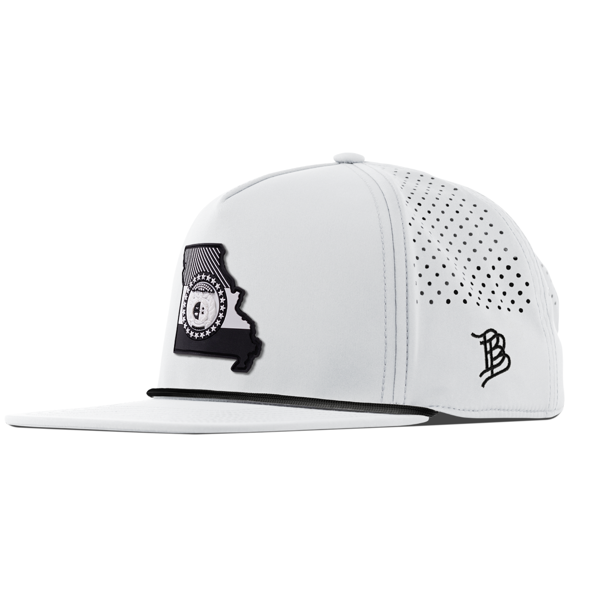 Missouri Vintage Flat 5 Panel Rope White