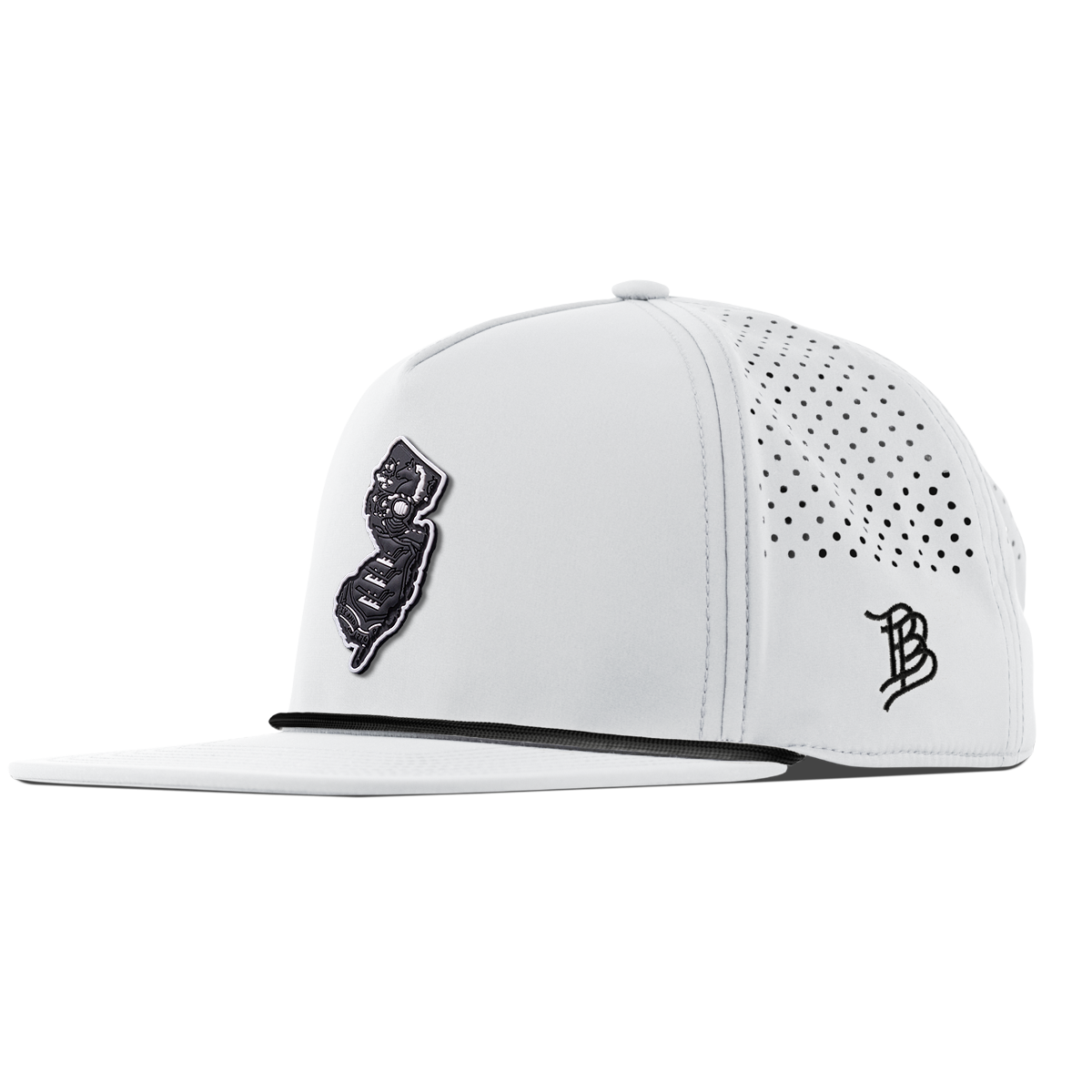 New Jersey Vintage Flat 5 Panel Rope White