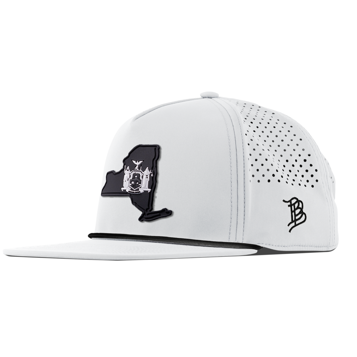 New York Vintage Flat 5 Panel Rope White
