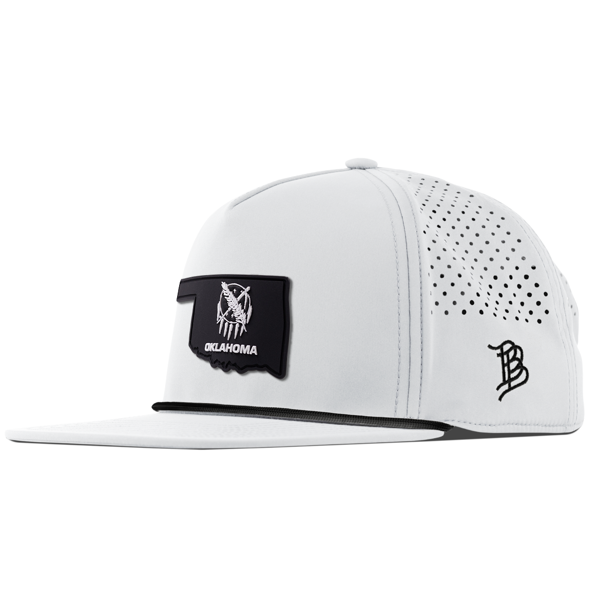 Oklahoma Vintage Flat 5 Panel Rope White