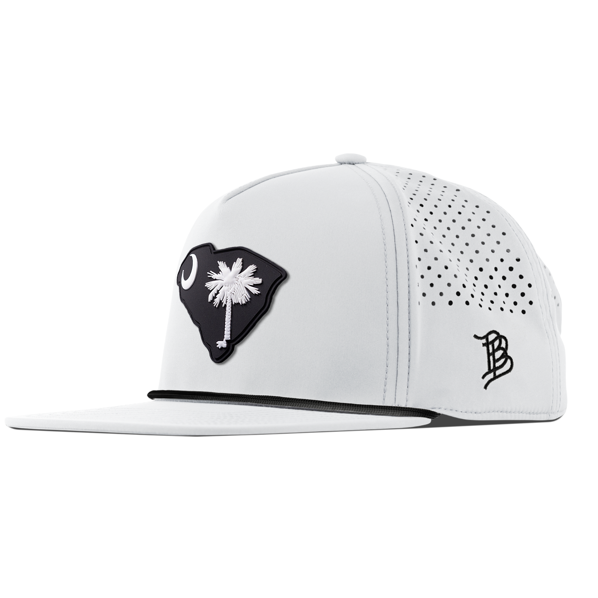 South Carolina Vintage Flat 5 Panel Rope White