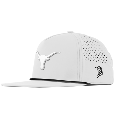 University of Texas "Vintage Texas Longhorn" Flat 5 Panel Rope White