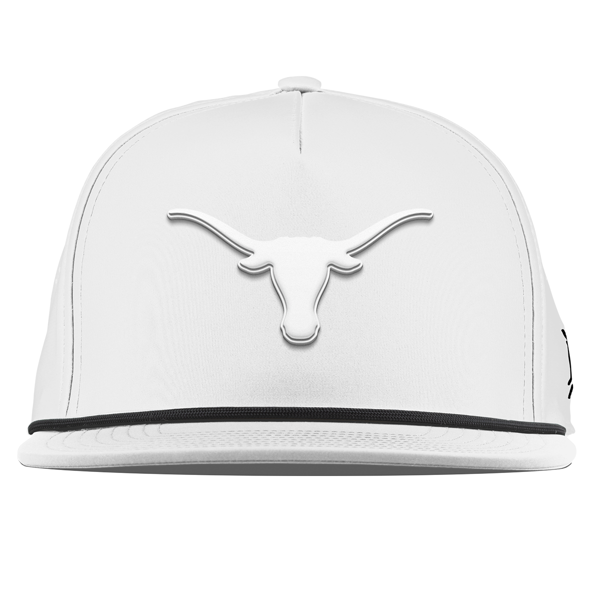 University of Texas "Vintage Texas Longhorn" Flat 5 Panel Rope White