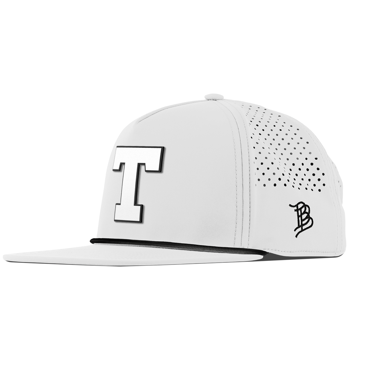 University of Texas "Vintage Texas Team Logo" Flat 5 Panel Rope White