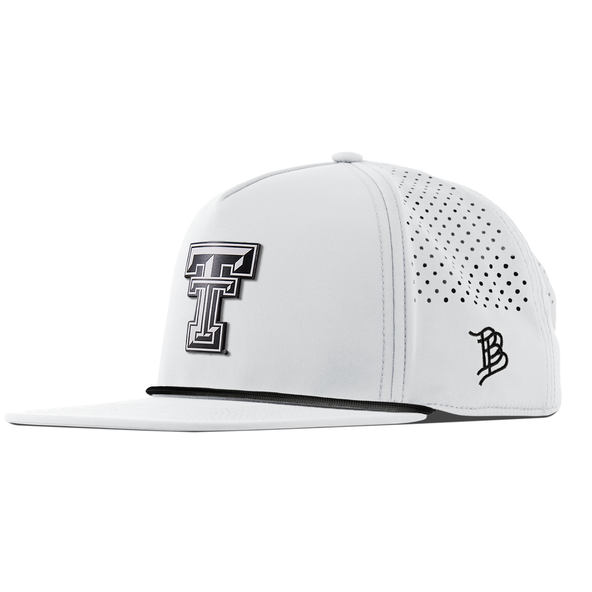 Texas Tech University "Vintage Texas Tech" Flat 5 Panel Rope White