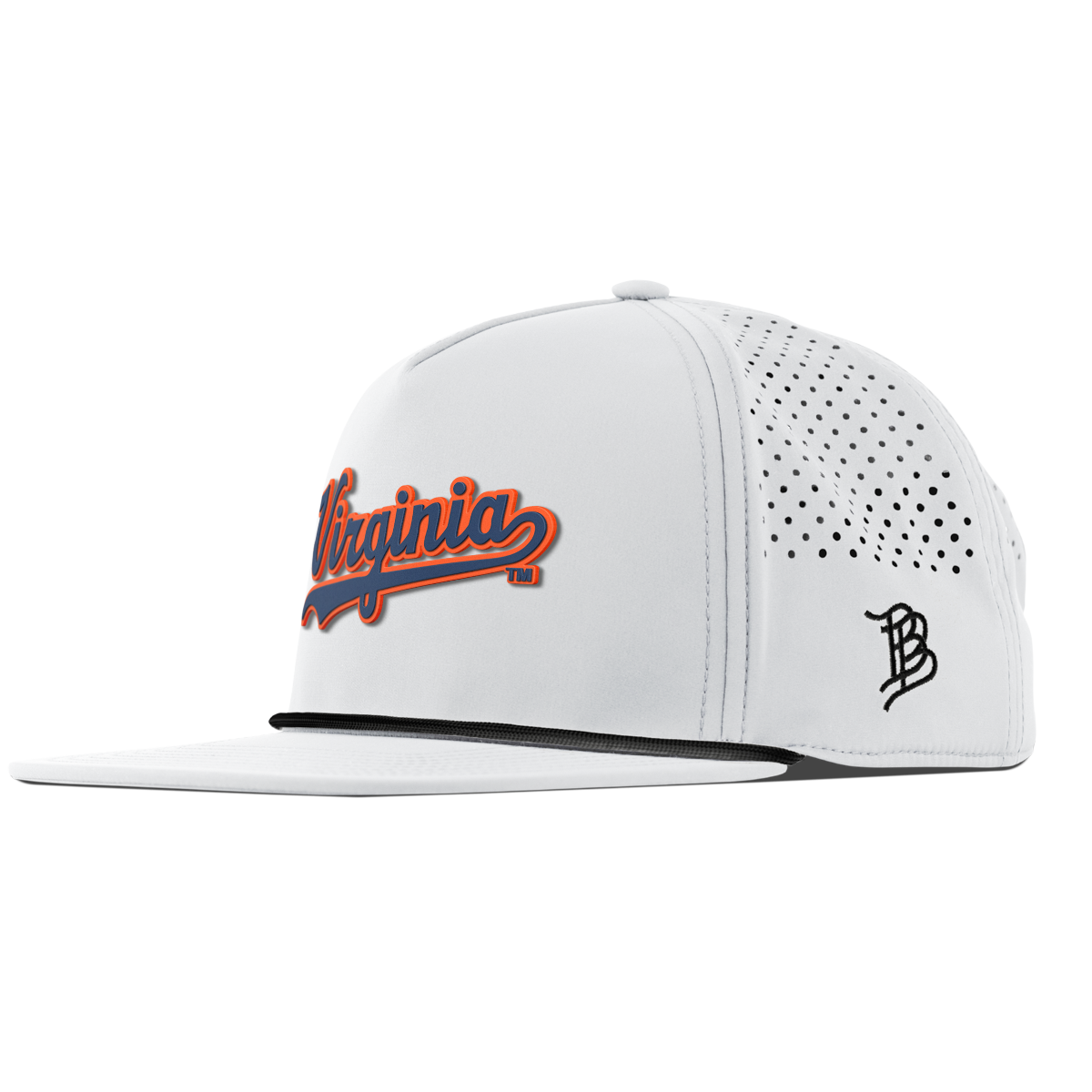 University of Virginia "Virginia Script" Flat 5 Panel Rope White