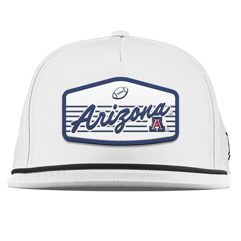 University of Arizona "Wildcats Football" Flat 5 Panel Rope White