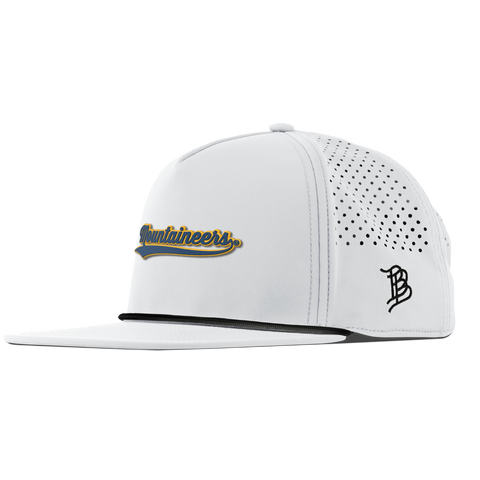 West Virginia University "West Virginia Mountaineers Script" Flat 5 Panel Rope White