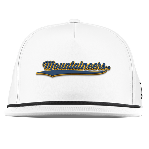 West Virginia University "West Virginia Mountaineers Script" Flat 5 Panel Rope White