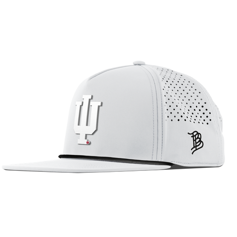 Indiana University "Whiteout Indiana Team Logo" Flat 5 Panel Rope White