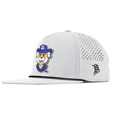 University of Arizona "Wilbur The Wildcat" Flat 5 Panel Rope White