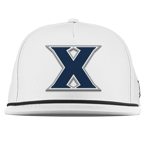 Xavier University "Xavier Block" Flat 5 Panel Rope White