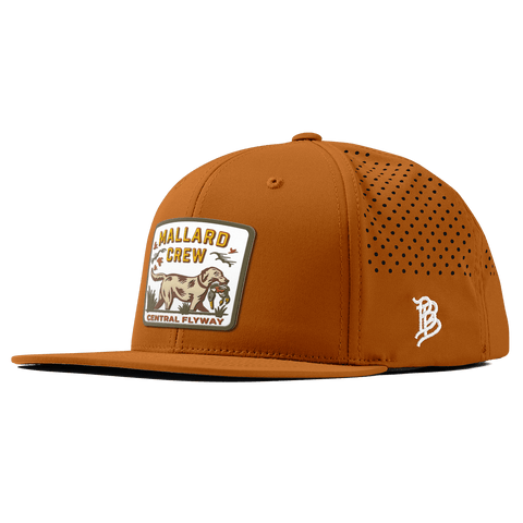 Mallard Crew Flat Performance Burnt Orange
