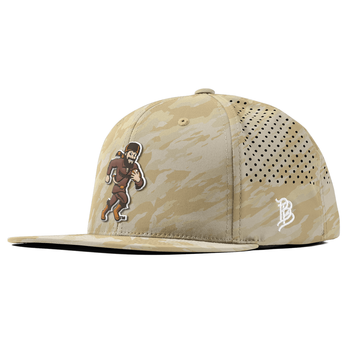 West Virginia University "WVU Mountaineer Football Logo" Flat Performance Desert Camo