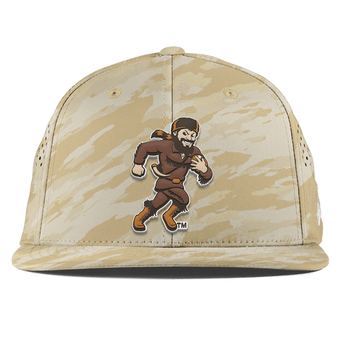 West Virginia University "WVU Mountaineer Football Logo" Flat Performance Desert Camo