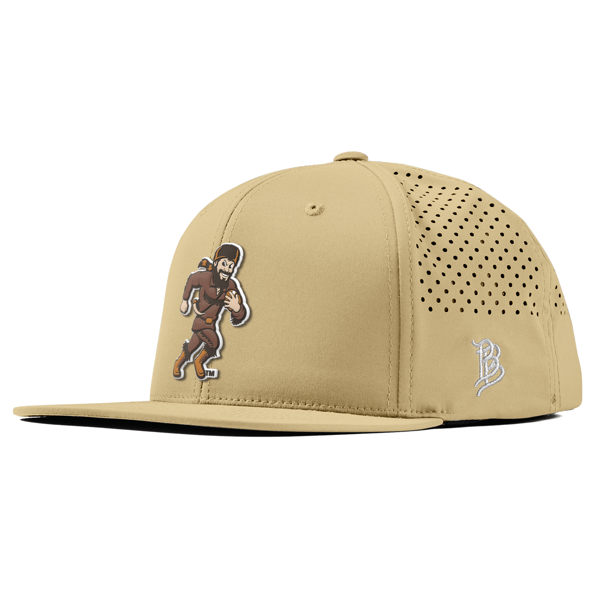 West Virginia University "WVU Mountaineer Football Logo" Flat Performance Desert