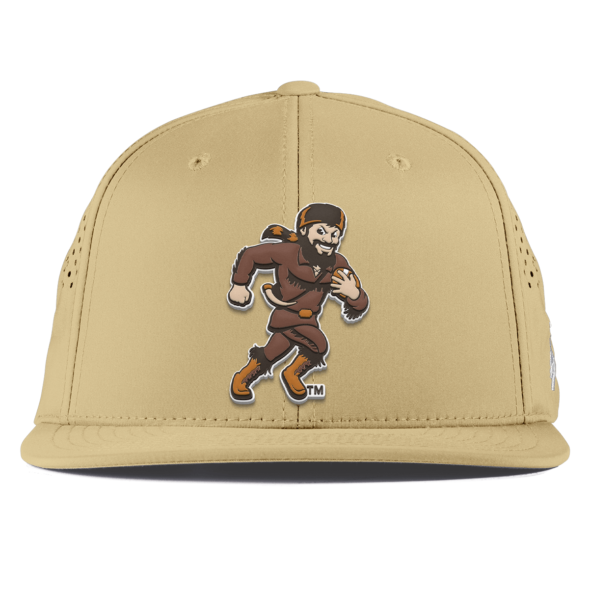 West Virginia University "WVU Mountaineer Football Logo" Flat Performance Desert
