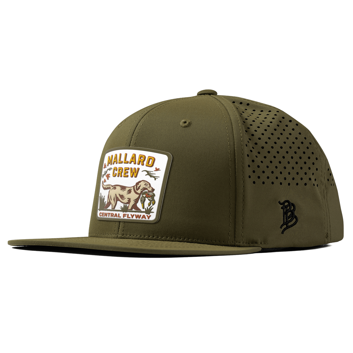 Mallard Crew Flat Performance Loden