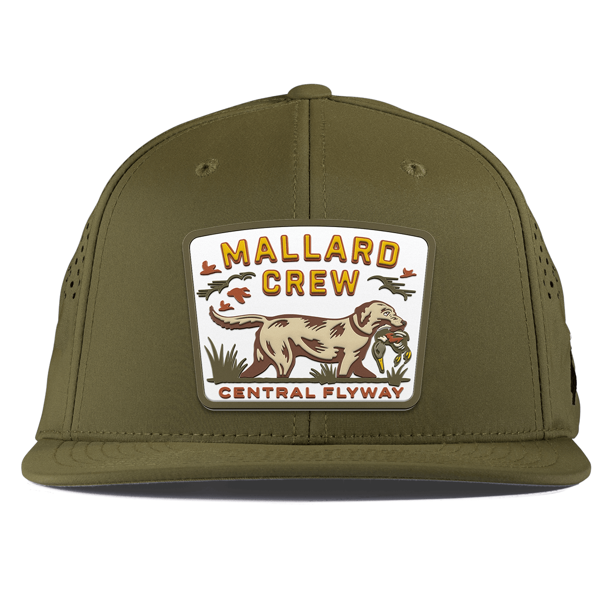 Mallard Crew Flat Performance Loden