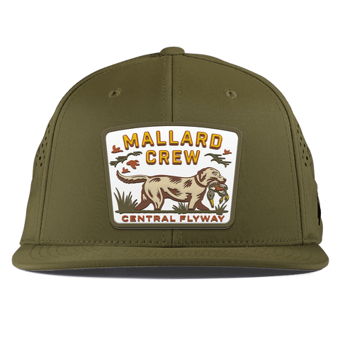 Mallard Crew Flat Performance Loden