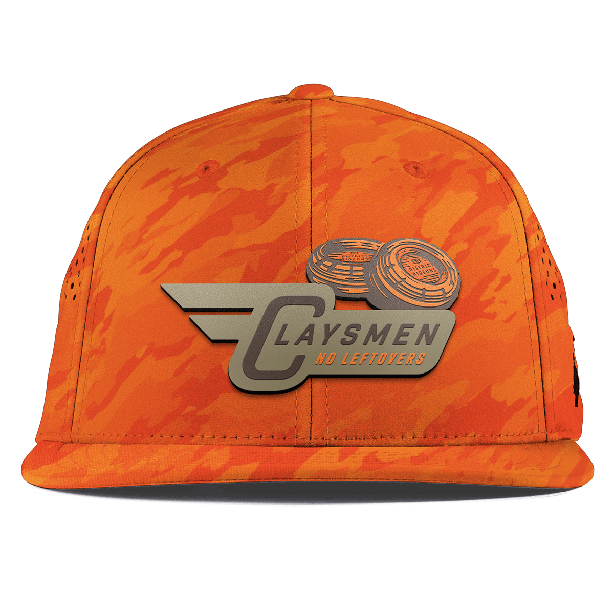 Claysmen Flat Performance Blaze Orange Camo