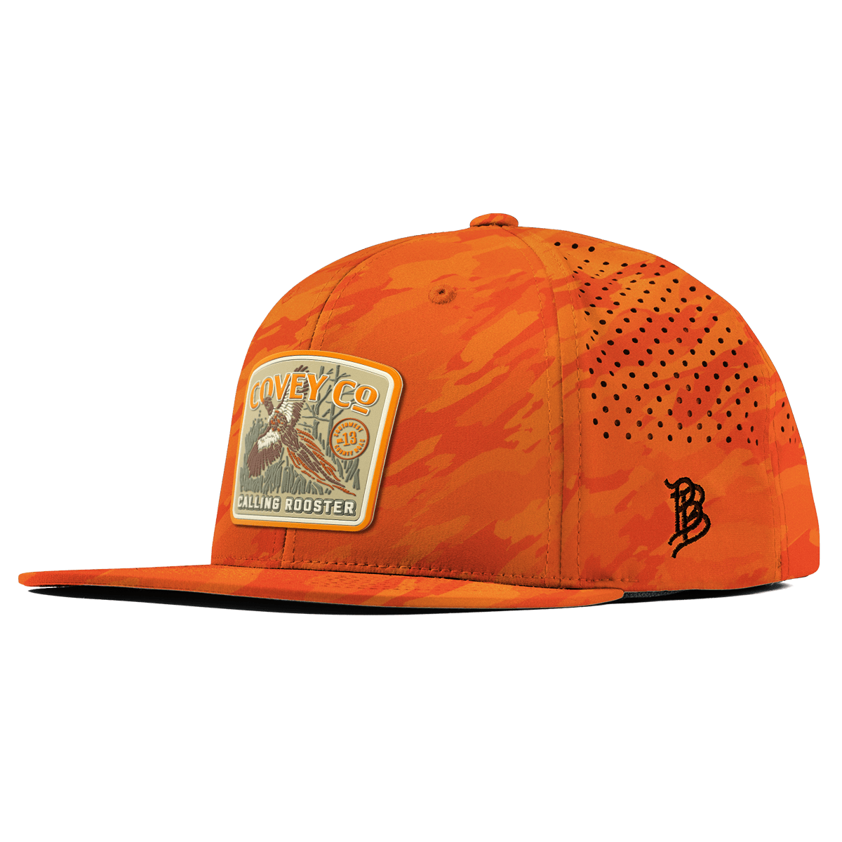 Covey Co Flat Performance Blaze Orange Camo