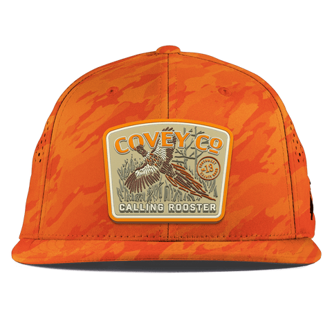 Covey Co Flat Performance Blaze Orange Camo