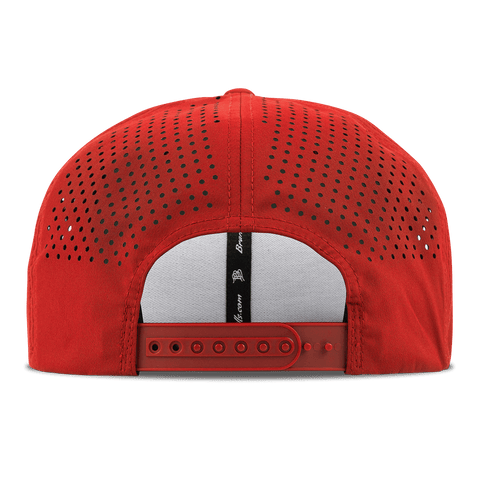 XL USA America Badge Flat Performance Back Red