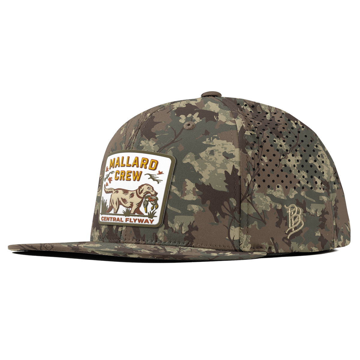 Mallard Crew Flat Performance Timber Camo