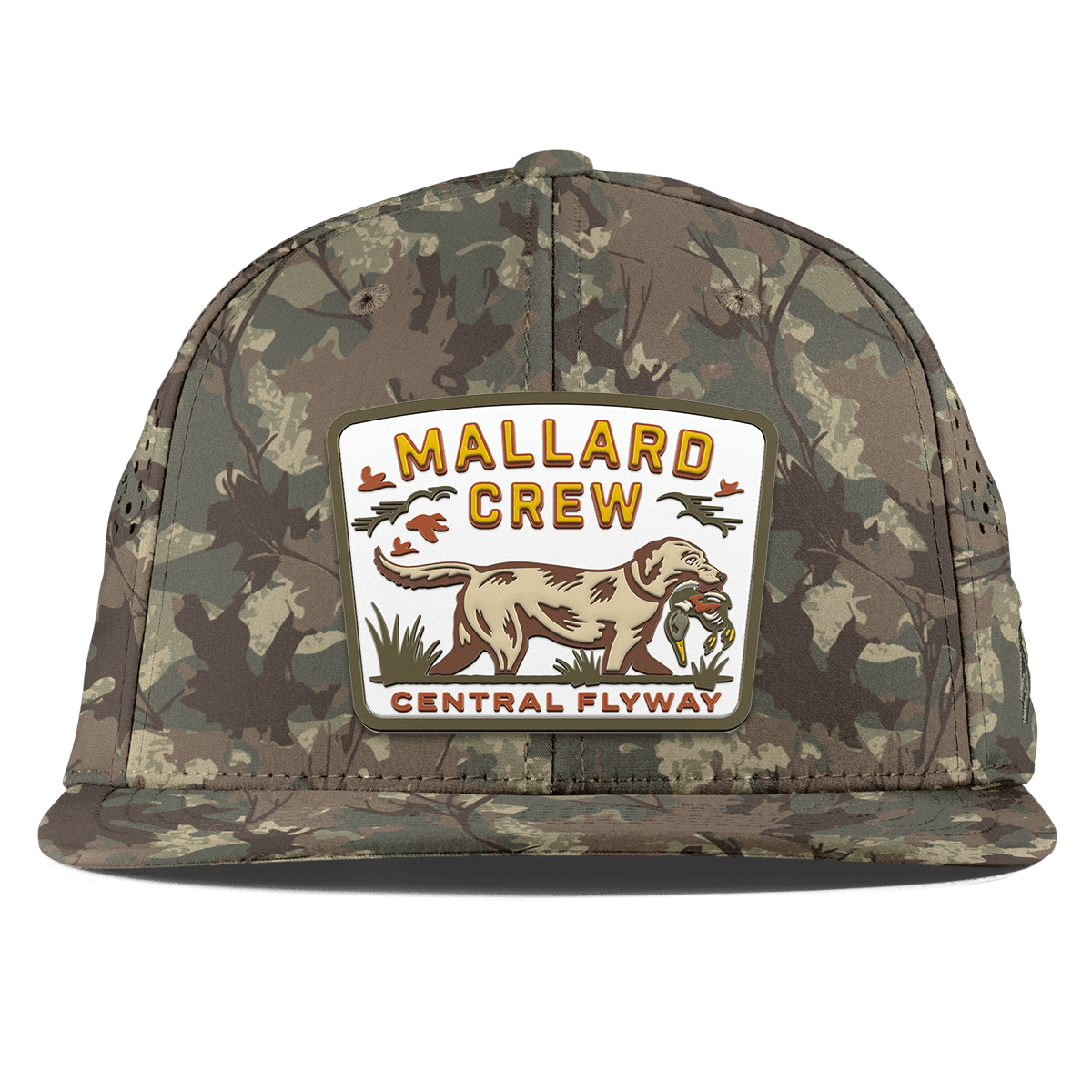 Mallard Crew Flat Performance Timber Camo