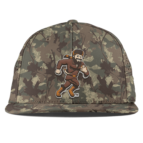West Virginia University "WVU Mountaineer Football Logo" Flat Performance Timber Camo