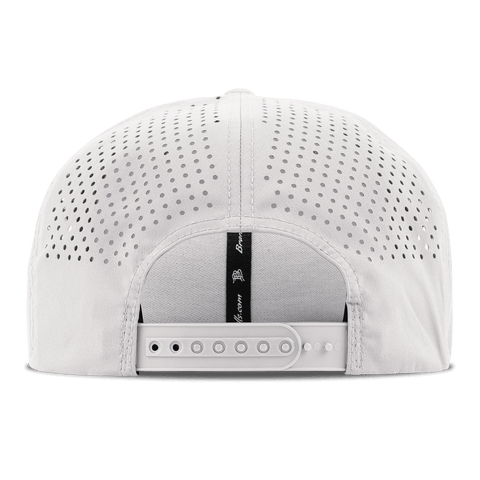 XL USA America Badge Flat Performance Back White
